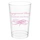 Scrolled Coronation Clear Plastic Cups Image 3 of 4