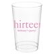 Select Your Big Number Clear Plastic Cups Image 1 of 5