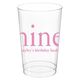Select Your Big Number Clear Plastic Cups Image 2 of 5