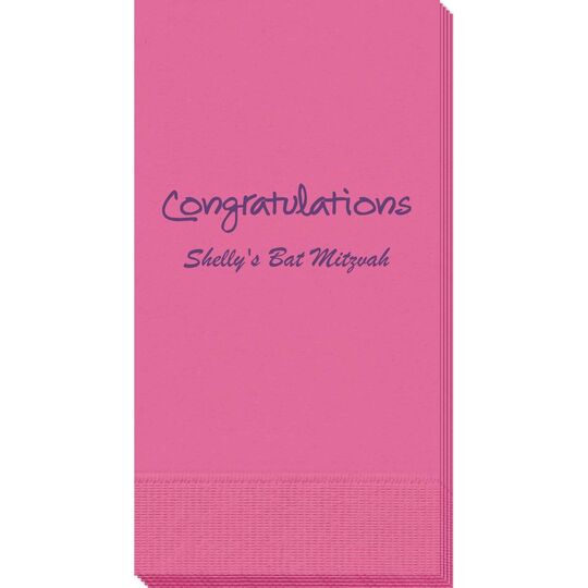 Studio Congratulations Guest Towels