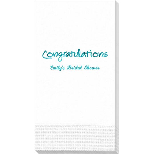 Studio Congratulations Guest Towels