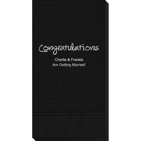 Studio Congratulations Guest Towels