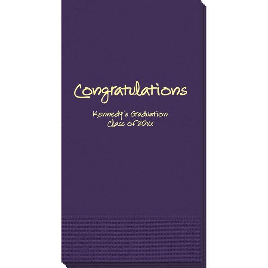 Studio Congratulations Guest Towels
