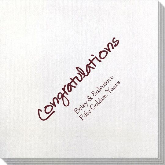 Studio Congratulations Bamboo Luxe Napkins