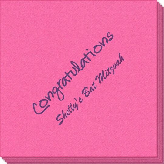 Studio Congratulations Linen Like Napkins