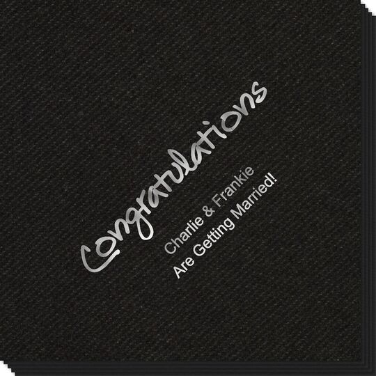 Studio Congratulations Linen Like Napkins