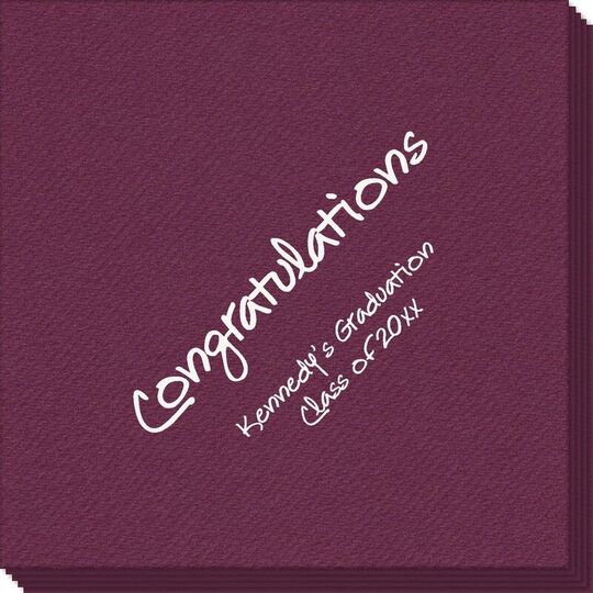 Studio Congratulations Linen Like Napkins