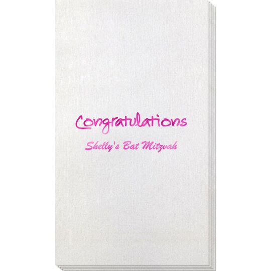 Studio Congratulations Bamboo Luxe Guest Towels