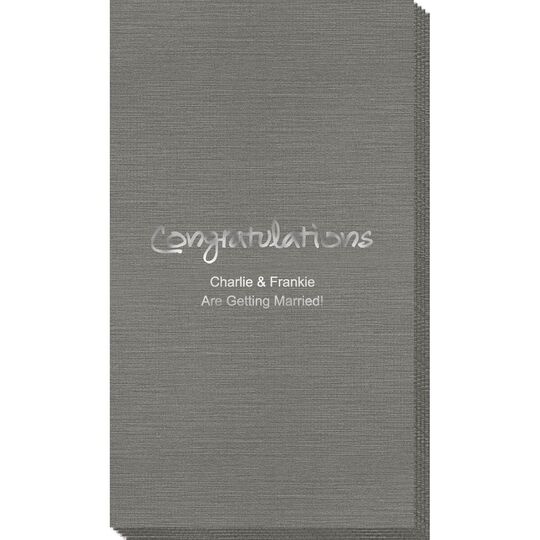 Studio Congratulations Bamboo Luxe Guest Towels