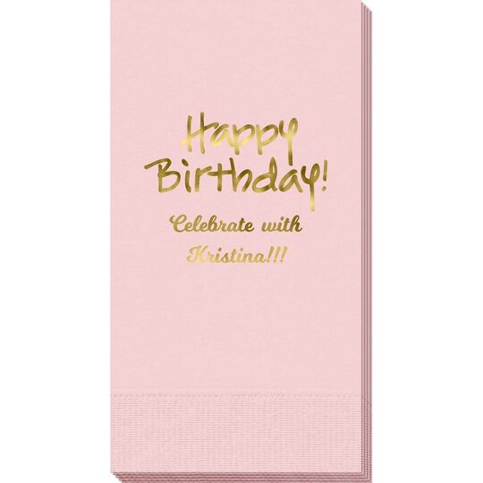 Studio Happy Birthday Guest Towels