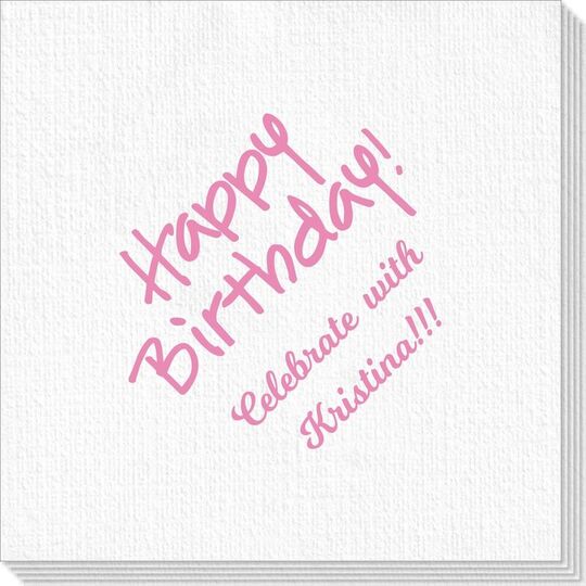 Studio Happy Birthday Deville Napkins
