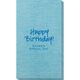 Studio Happy Birthday Bamboo Luxe Guest Towels Image 1 of 2