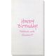 Studio Happy Birthday Bamboo Luxe Guest Towels Image 2 of 2