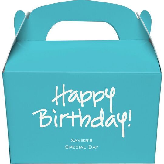 Studio Happy Birthday Gable Favor Boxes