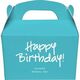 Studio Happy Birthday Gable Favor Boxes Image 1 of 2