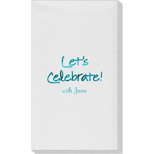 Studio Let's Celebrate Linen Like Guest Towels