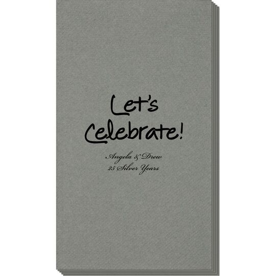 Studio Let's Celebrate Linen Like Guest Towels