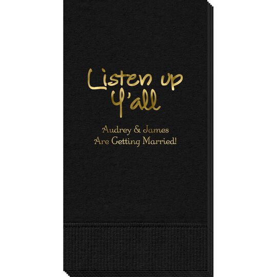 Studio Listen Up Y'All Guest Towels