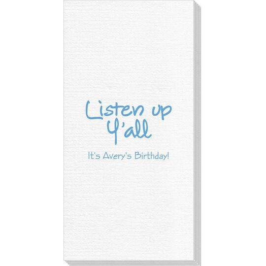Studio Listen Up Y'All Deville Guest Towels