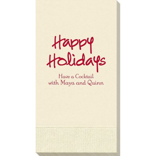 Studio Happy Holidays Guest Towels