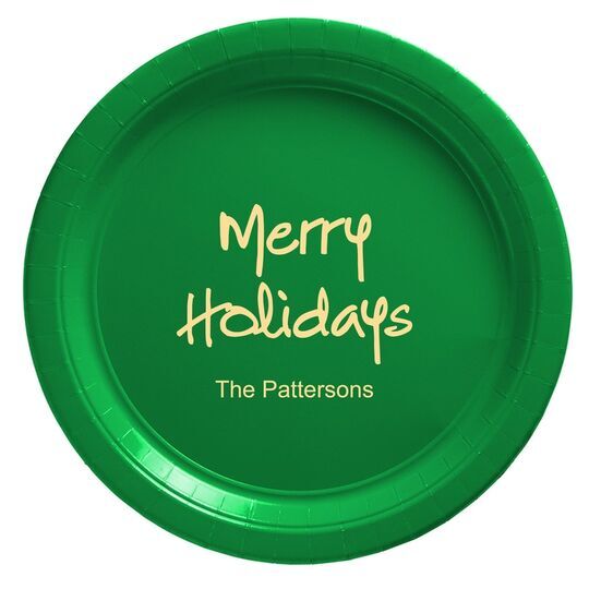 Studio Merry Holidays Paper Plates