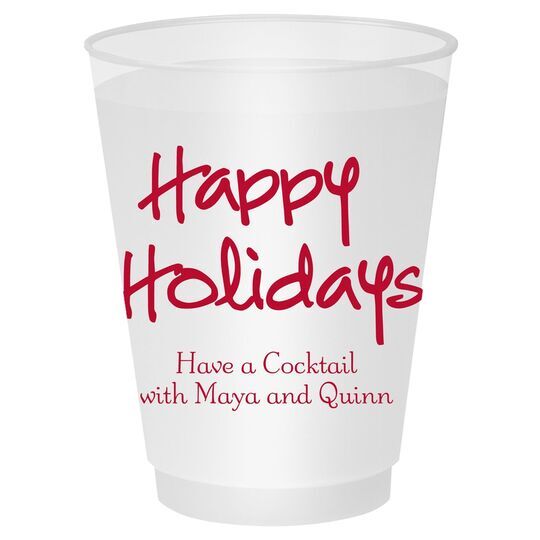 Studio Happy Holidays Shatterproof Cups