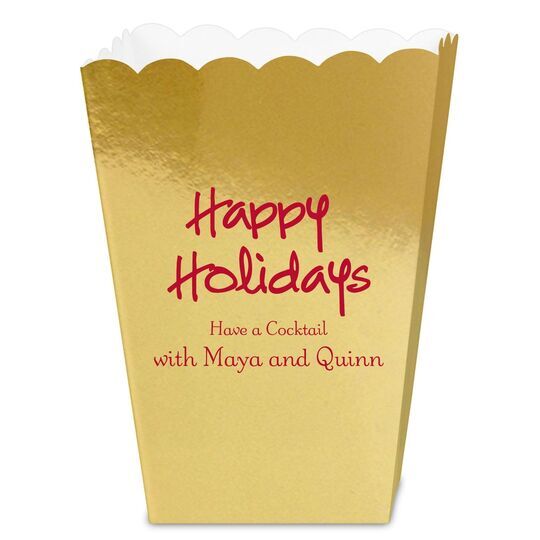 Studio Happy Holidays Mini Popcorn Boxes
