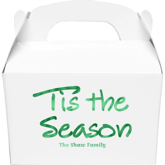 Studio 'Tis The Season Gable Favor Boxes