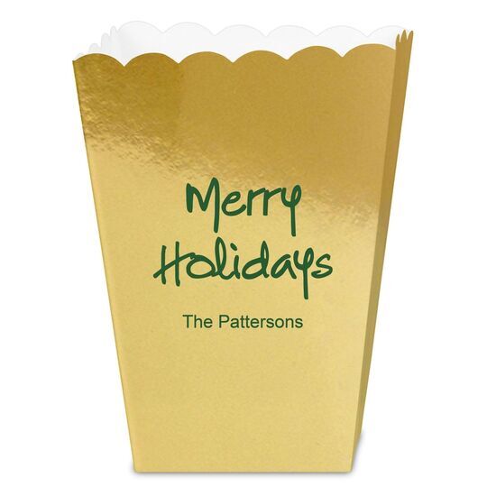 Studio Merry Holidays Mini Popcorn Boxes