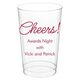 Sweet Cheers Clear Plastic Cups Image 3 of 4