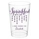 Sprinkled with Love Clear Plastic Cups Image 1 of 3