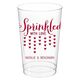 Sprinkled with Love Clear Plastic Cups Image 2 of 3
