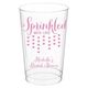 Sprinkled with Love Clear Plastic Cups Image 3 of 3