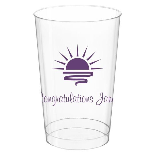 Sunrise Clear Plastic Cups