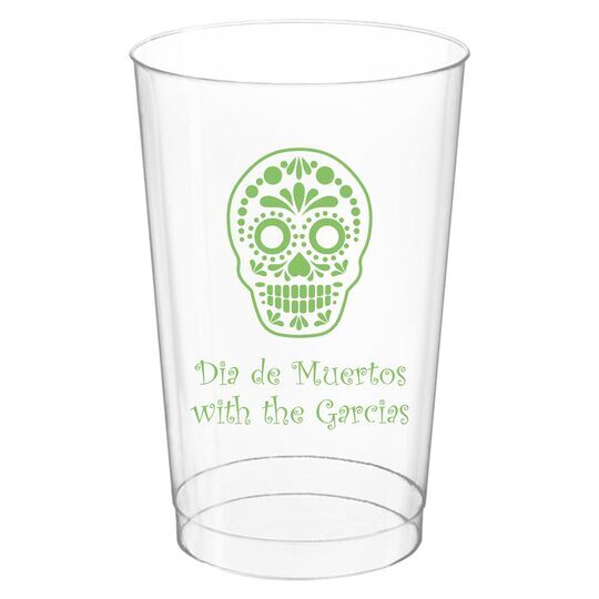 Sugar Skull 20oz Large Beer Pilsner Glass | Set of 4