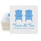 Adirondack Chairs Square Coasters Image 2 of 2