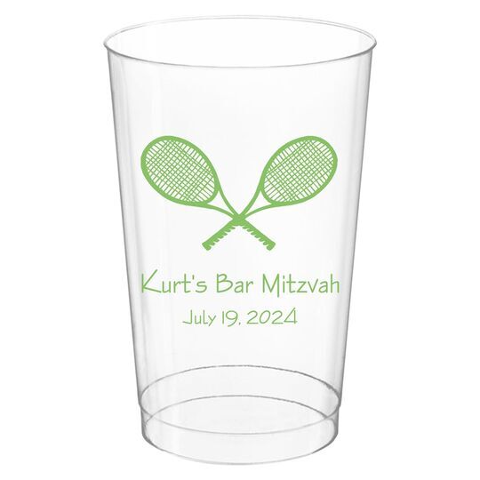 Tennis Clear Plastic Cups