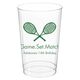 Tennis Clear Plastic Cups Image 1 of 2