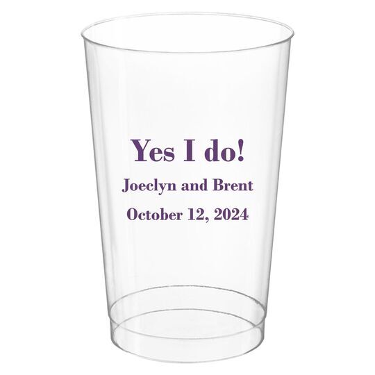 Your Message Clear Plastic Cups