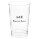 Your Choice of Text Clear Plastic Cups Image 2 of 5