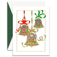 Elegant Bells Folded Holiday Cards