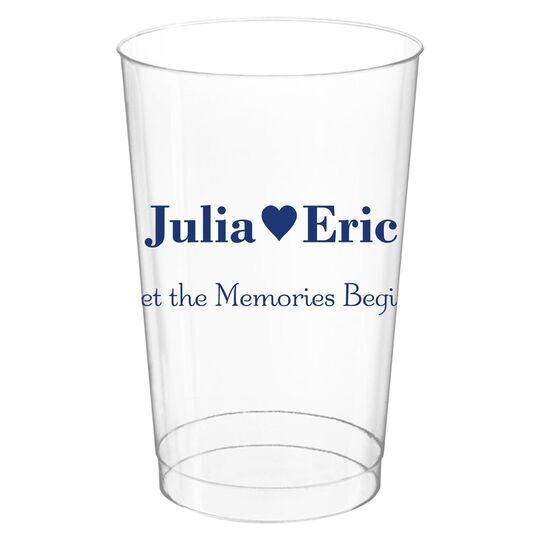 The Sweethearts Clear Plastic Cups