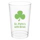 Three Leaf Shamrock Clear Plastic Cups Image 2 of 2