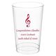 Treble Clef Clear Plastic Cups Image 3 of 3