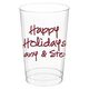Studio Text Clear Plastic Cups Image 6 of 7