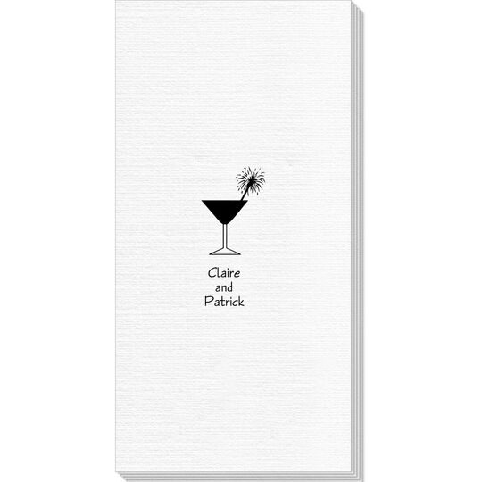 Martini Sparkler Deville Guest Towels