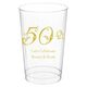Pick Your Vintage Anniversary Clear Plastic Cups Image 1 of 2