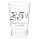 Pick Your Vintage Anniversary Clear Plastic Cups Image 2 of 2