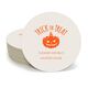 Trick or Treat Pumpkin Round Coasters Image 2 of 2