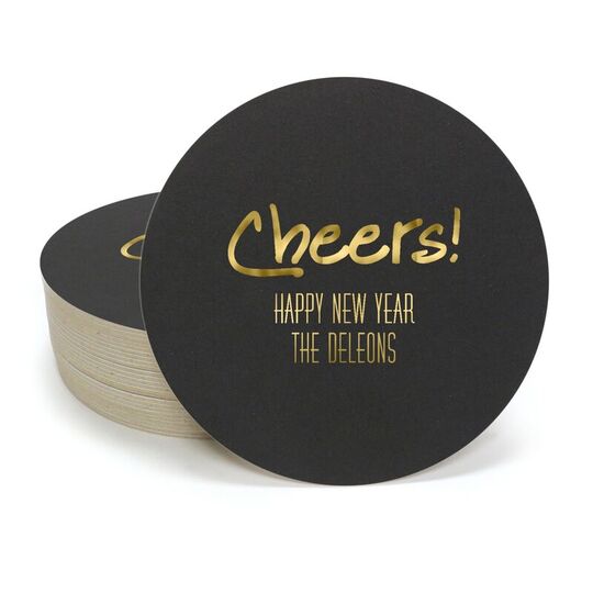 Studio Cheers Round Coasters